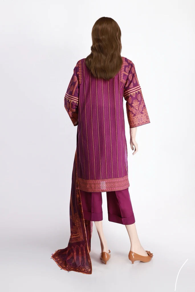 Lawn 3-PC Suit by SAYA
