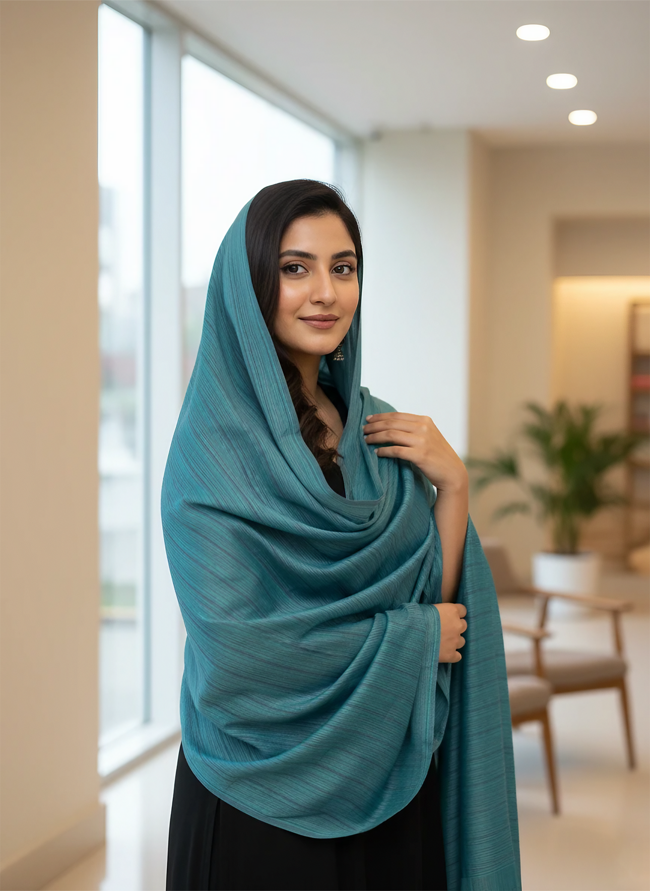 Elegant Cotton Zari Dupatta – Lightweight & Traditional Design