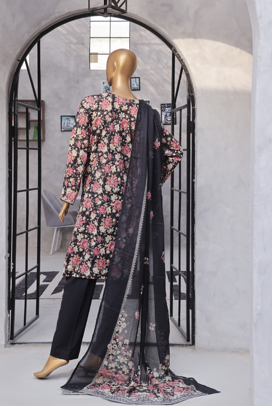 Bin Saeed – 3-Piece Multicolor Printed Lawn Stitched*