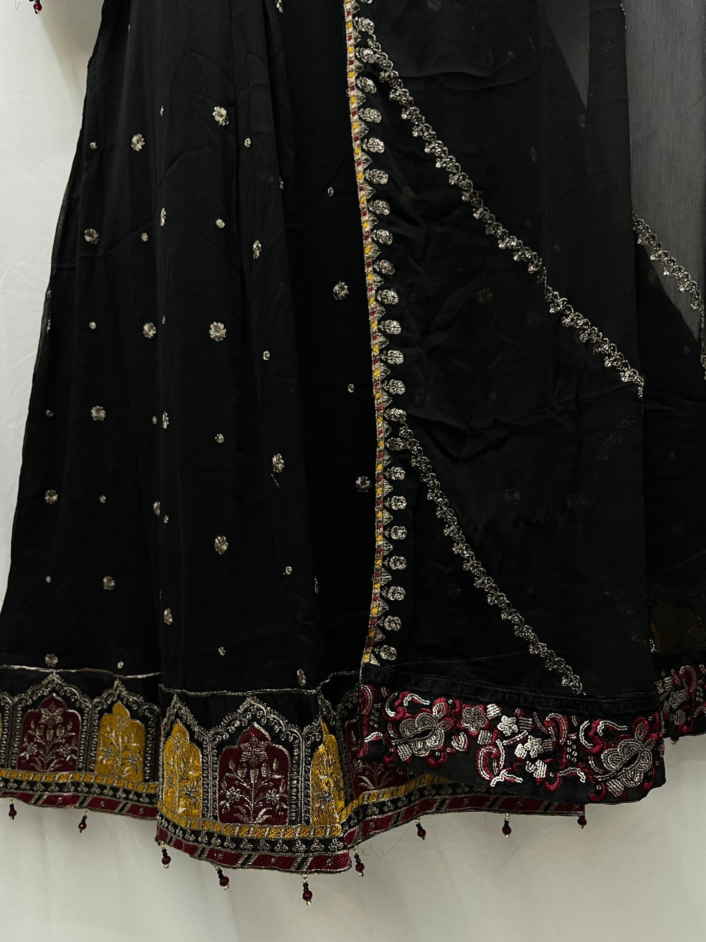 Chiffon Embroidered Long Dress