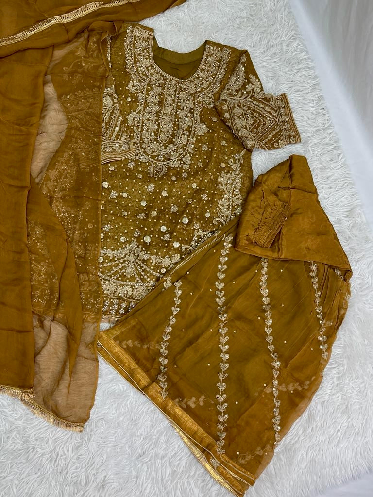 Beautiful 3-Piece Gharara