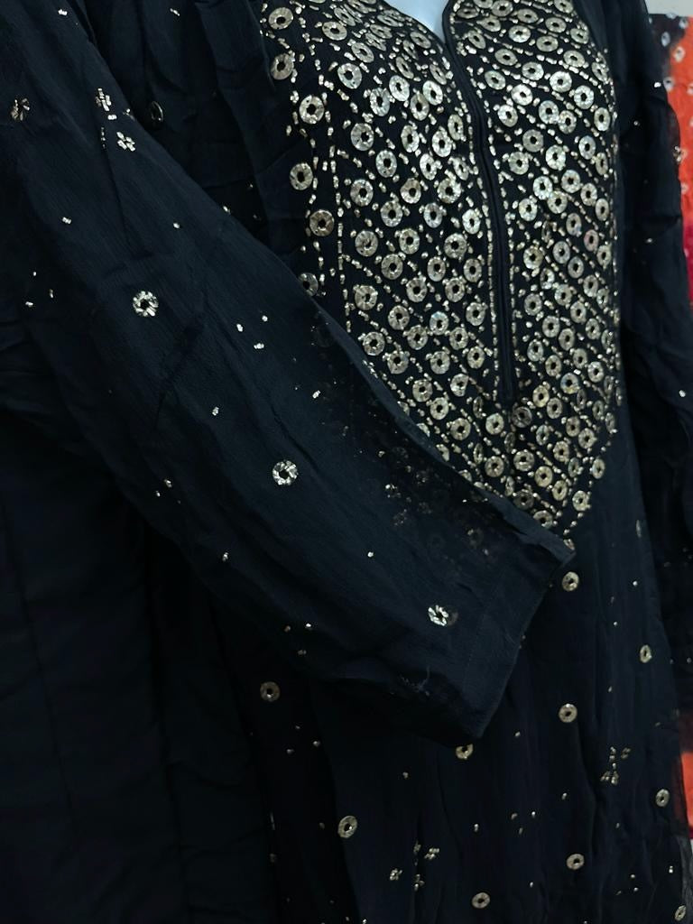 3PC MUKESH OUTFIT CHIFFON
