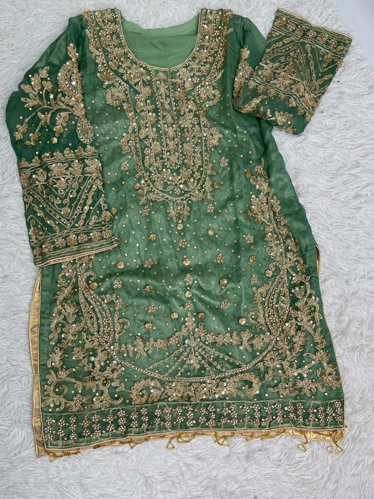 Beautiful 3-Piece Gharara