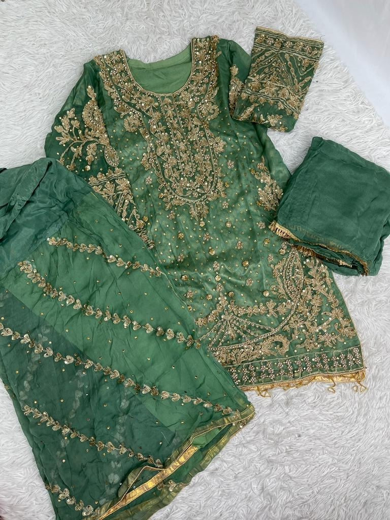 Beautiful 3-Piece Gharara