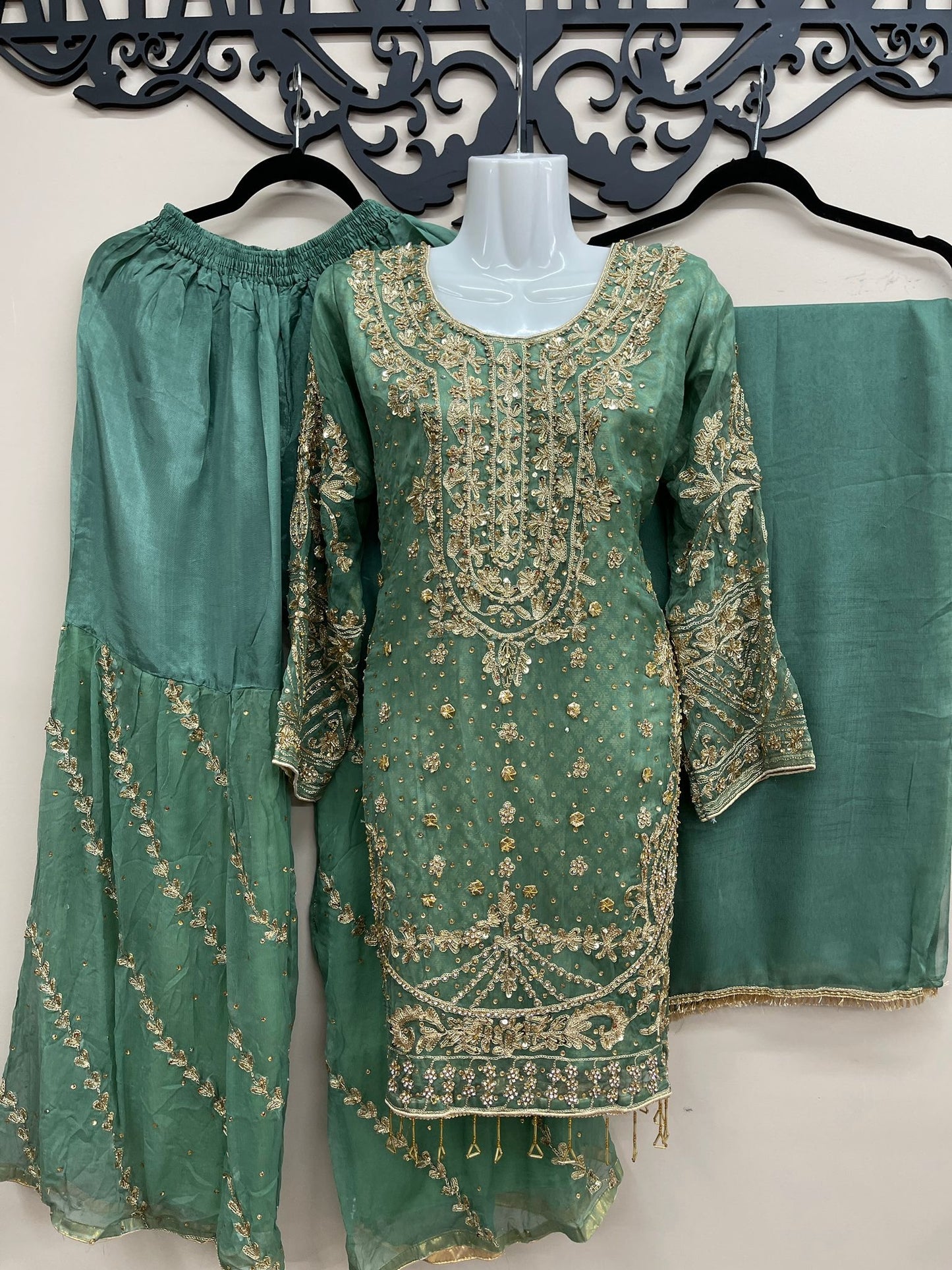Beautiful 3-Piece Gharara