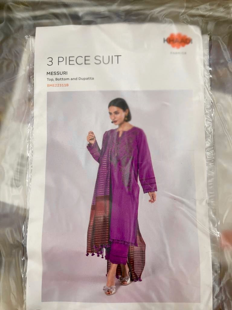 3pcs Khaadi Suit