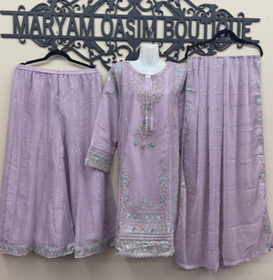 Lavender South Asian wedding wear for women
