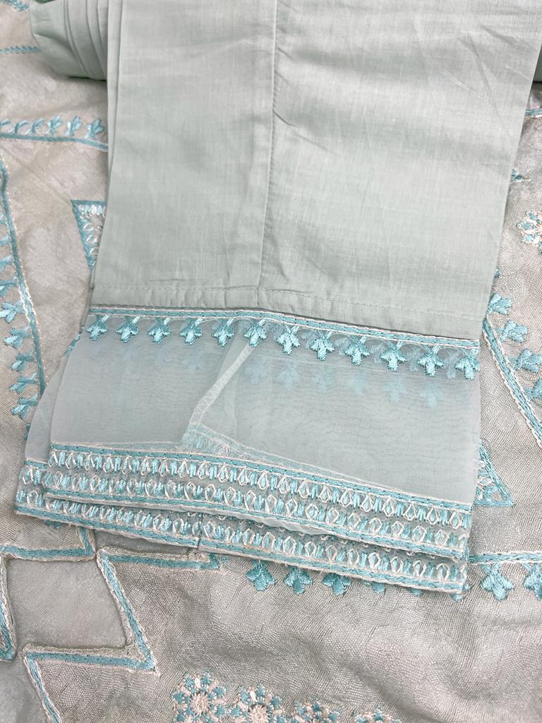 Zahra Rubab Cotton Jacquard 3PC Outfit S-L