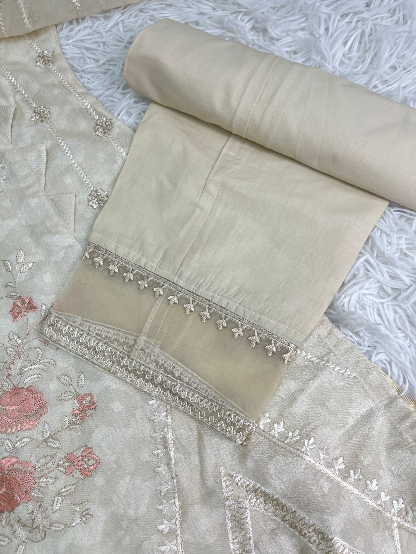 Zahra Rubab Cotton Jacquard 3PC Outfit S-L