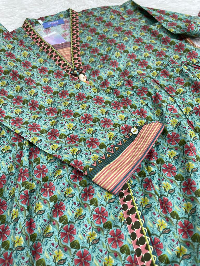 2PC Cotton Peplum Outfit for Girls Ages 5-7
