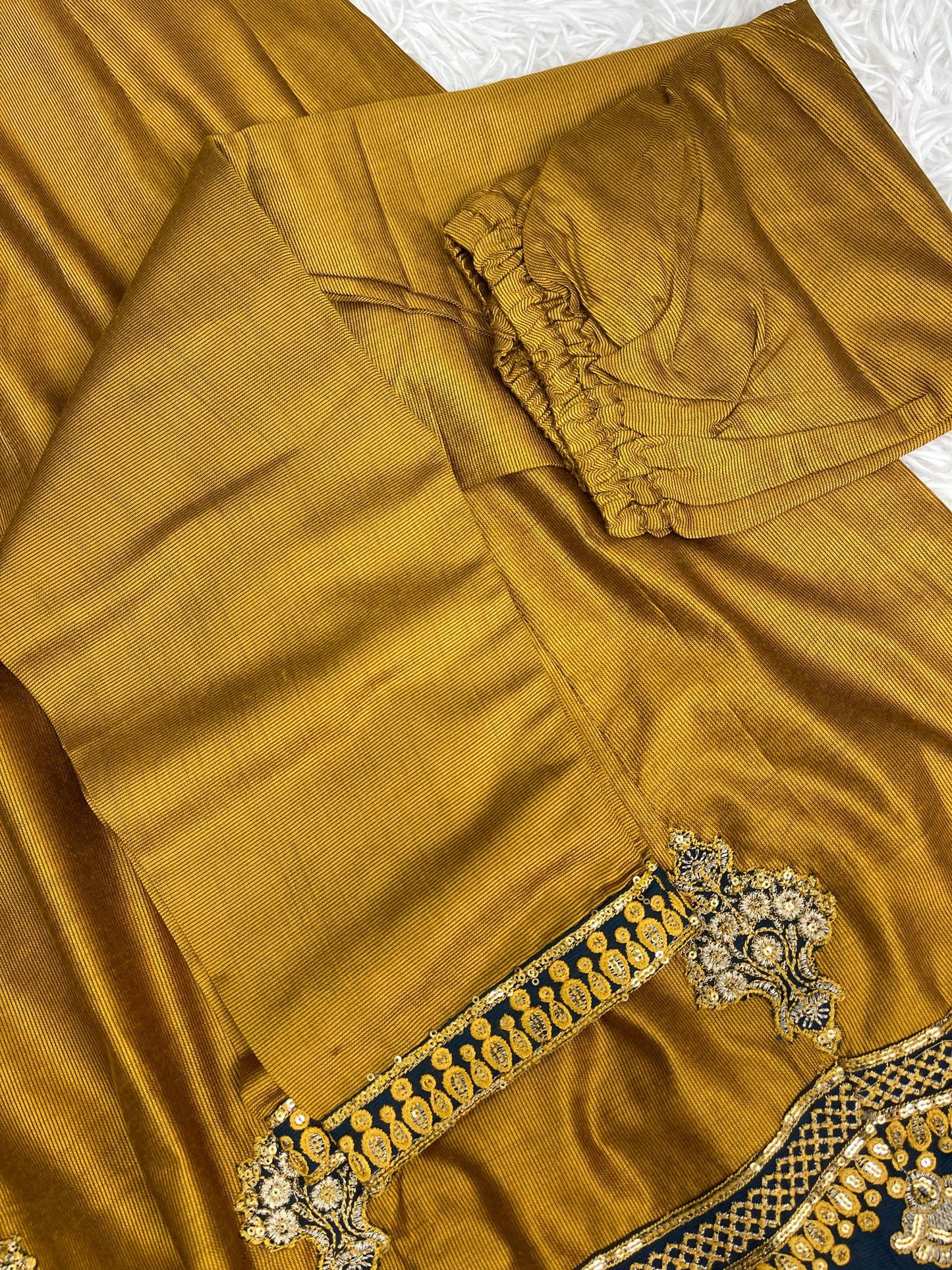 Masoori Mustard 3PC Maxi Dress S-L