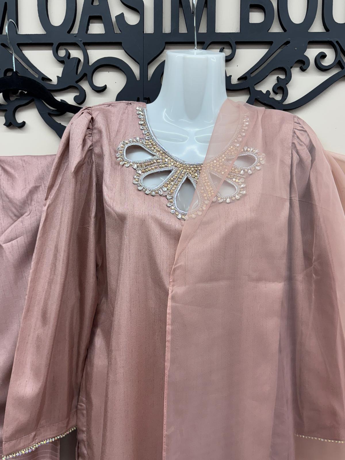 3-Piece Kattan Silk Farshi Shalwar Qameez