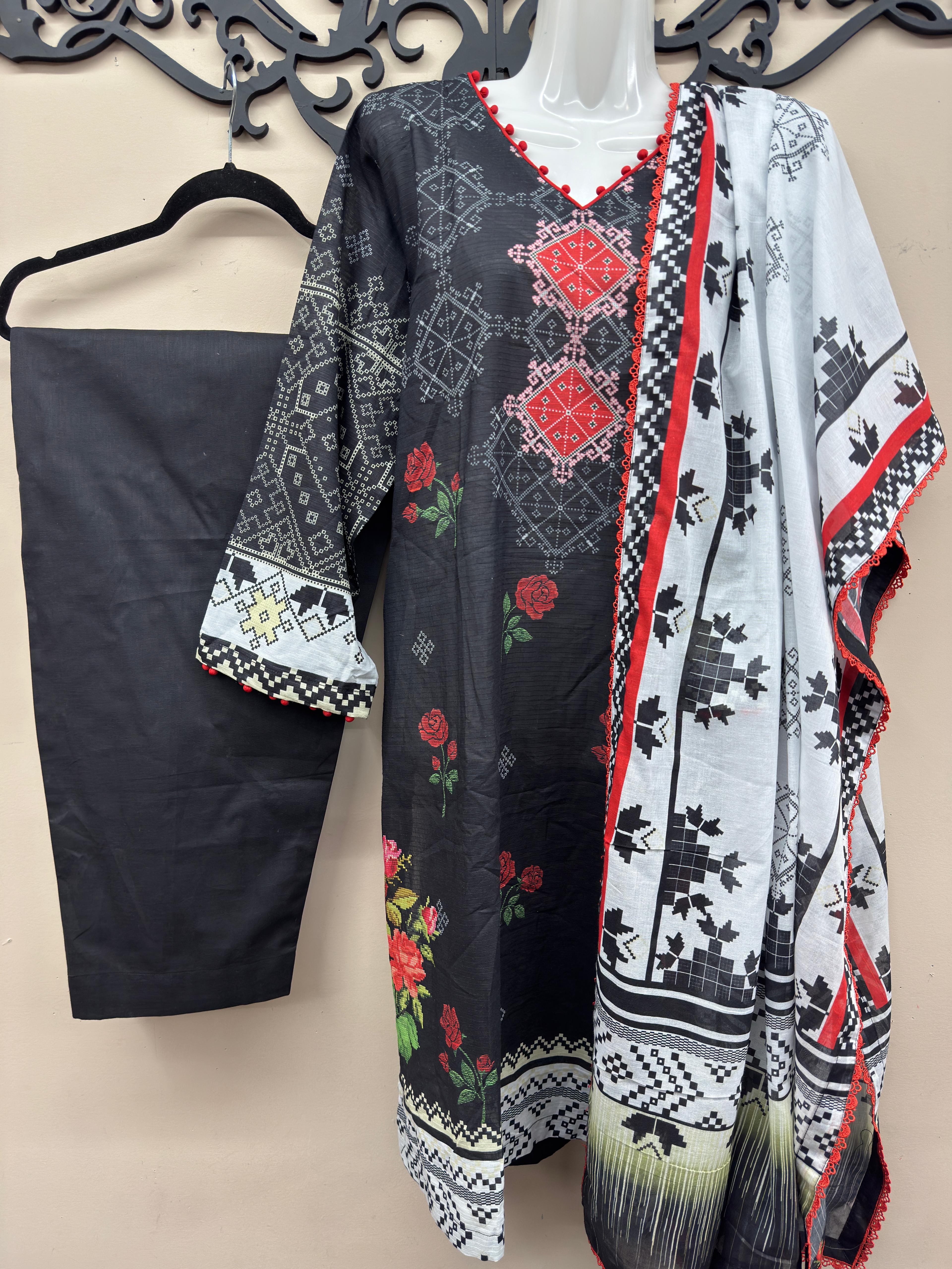 3 Pcs ETHNC Suit for Women