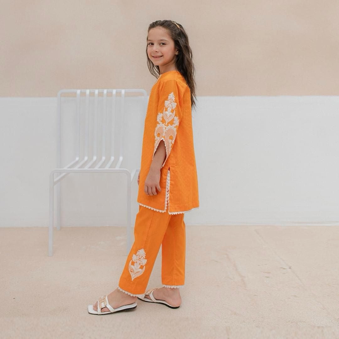 Zellbury - 2 Pcs Cotton Lawn Girls Suit