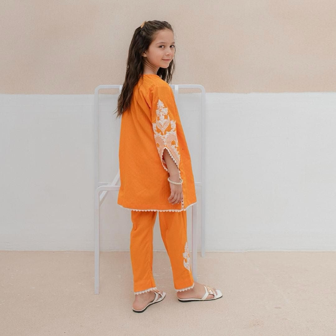 Zellbury - 2 Pcs Cotton Lawn Girls Suit
