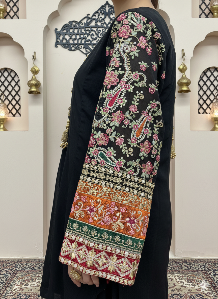 black wedding dress