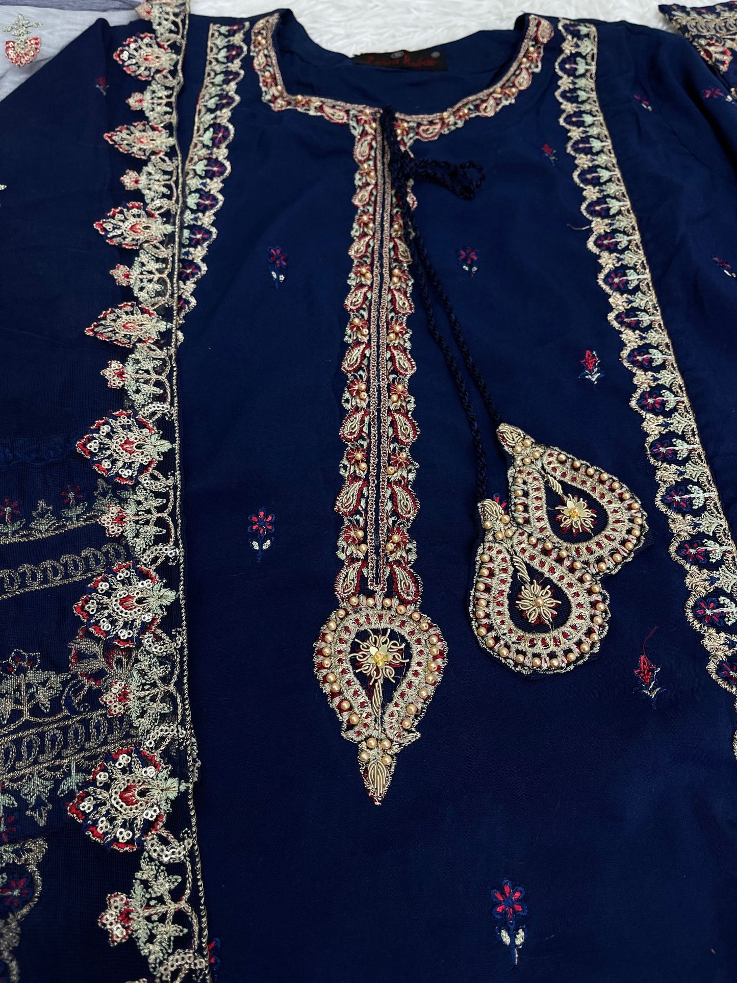 Zahra Rubab Masoori Fancy Outfit S-L