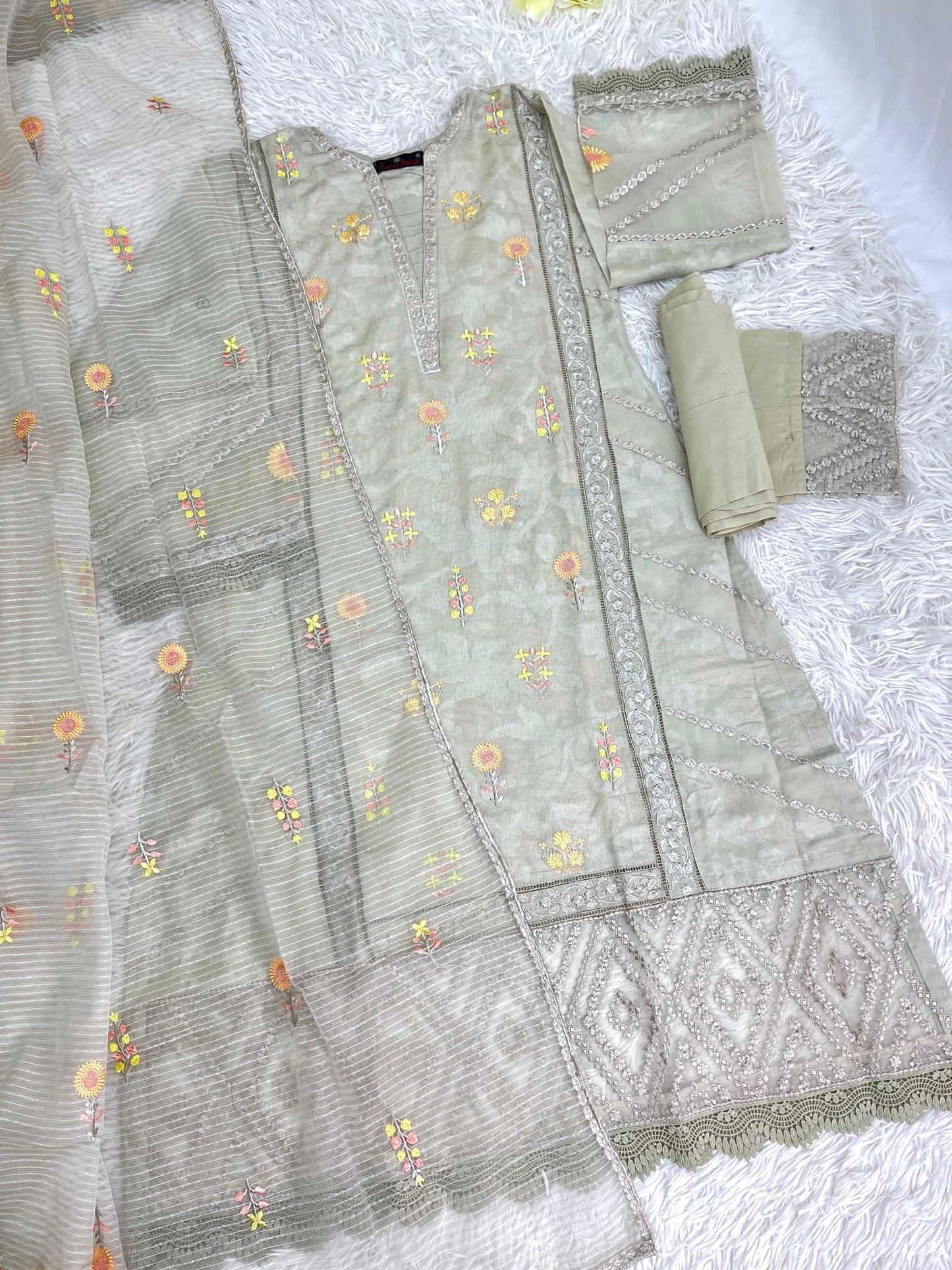 Zahra Rubab Cotton Fancy Outfit S-L