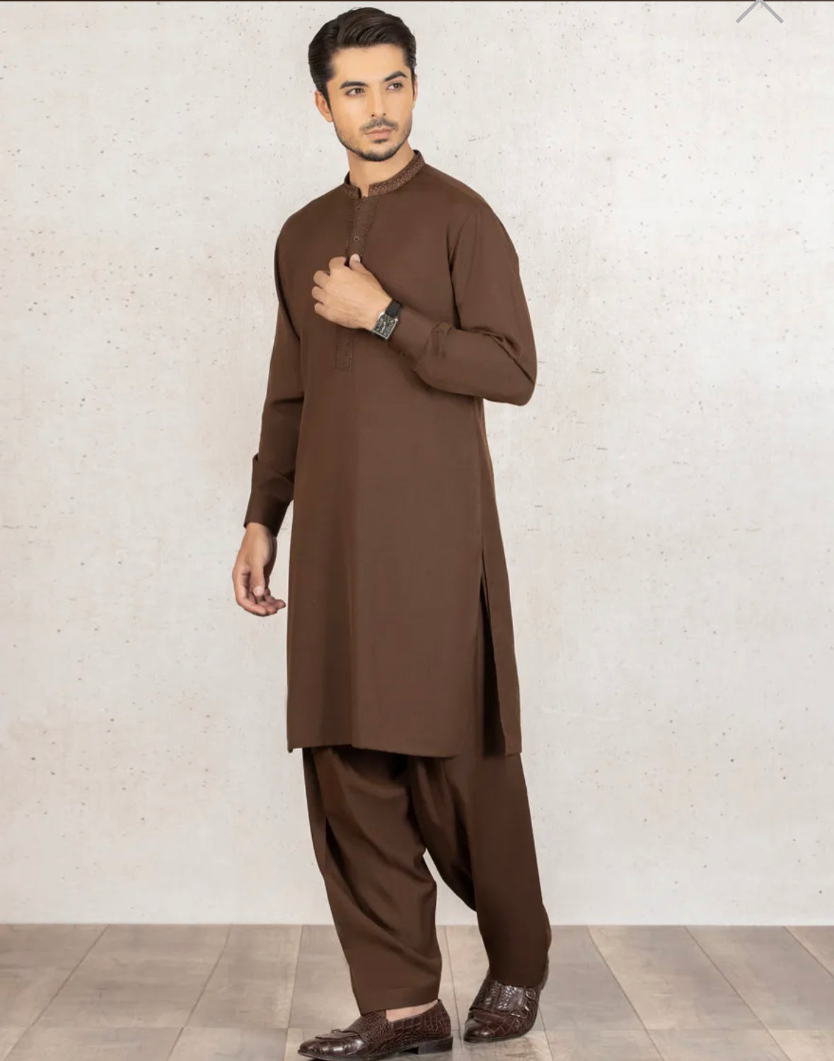 J. Men's Formal Shalwar Kameez Small