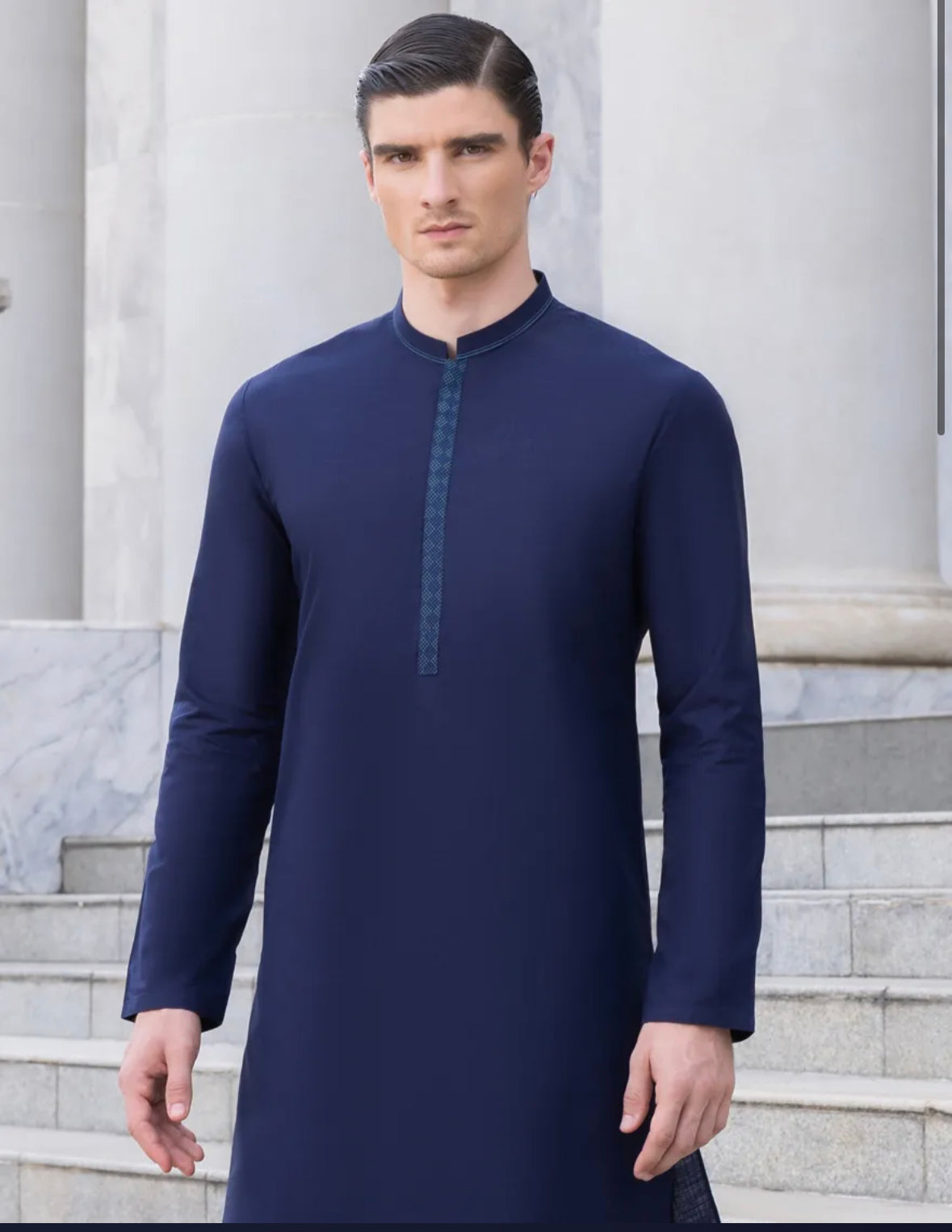J. Men's Semi-Formal Shalwar Kameez Large
