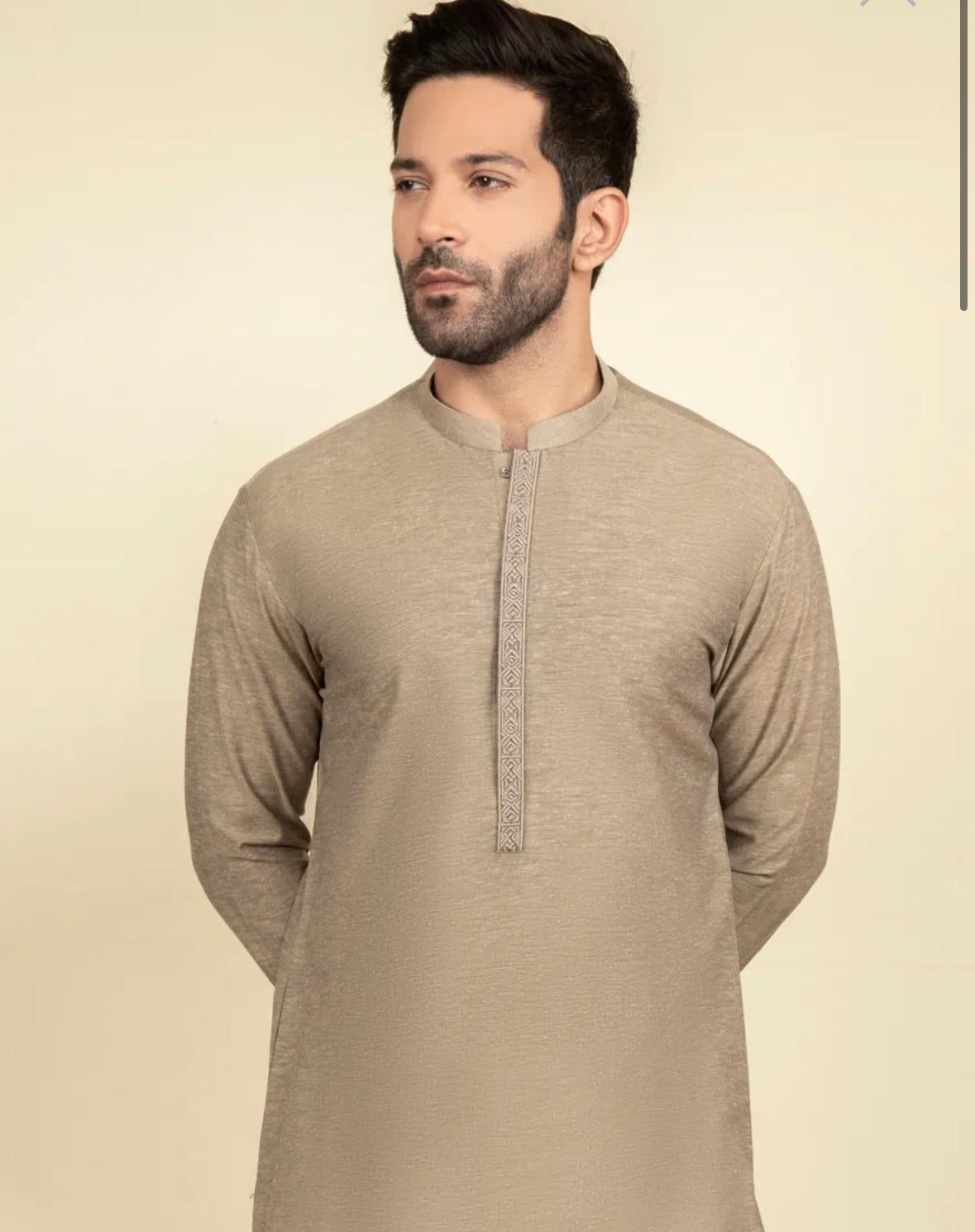 J. Men's Semi-Formal Shalwar Kameez Medium