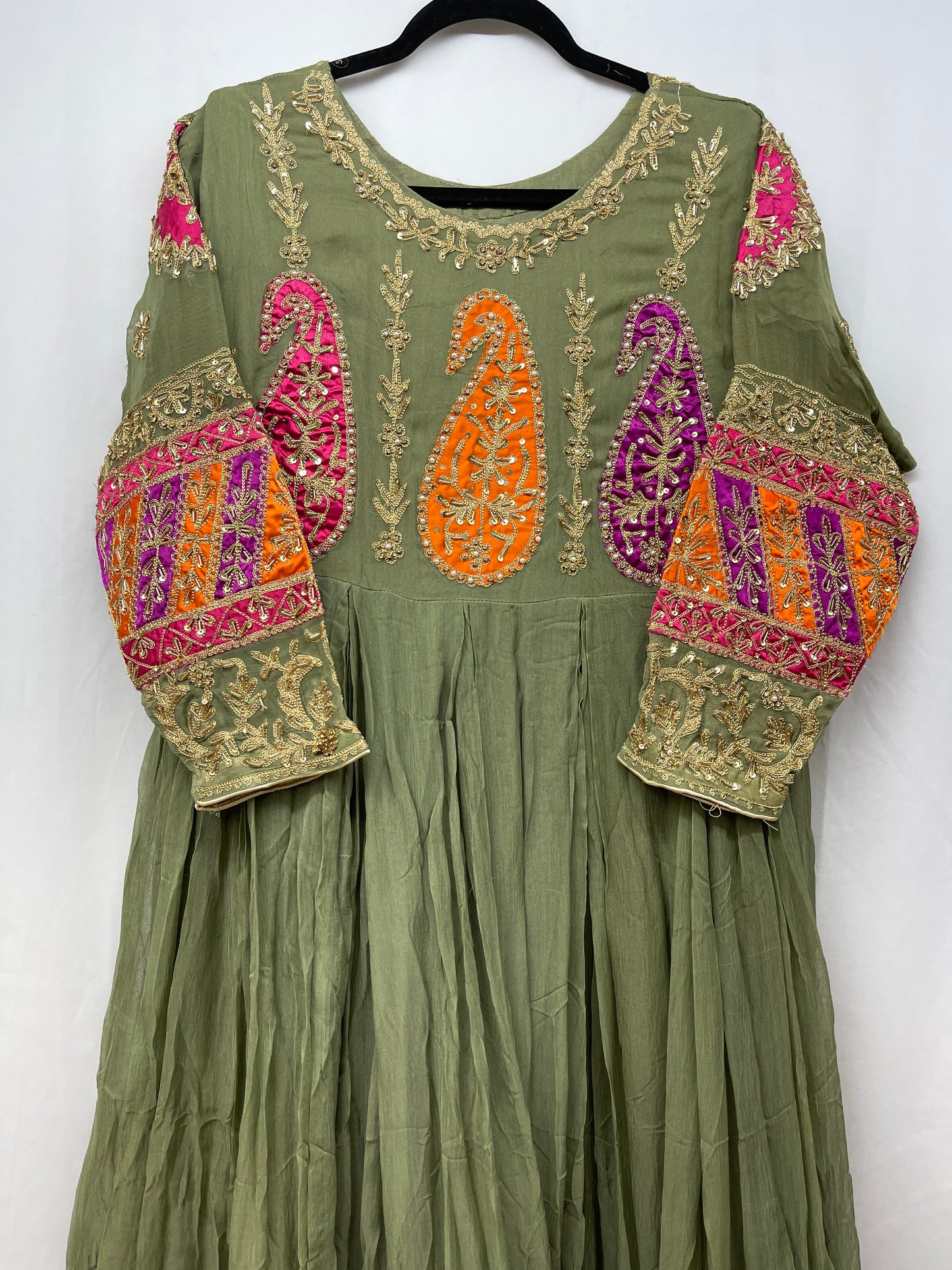 3 Pcs Beautiful Green Maxi