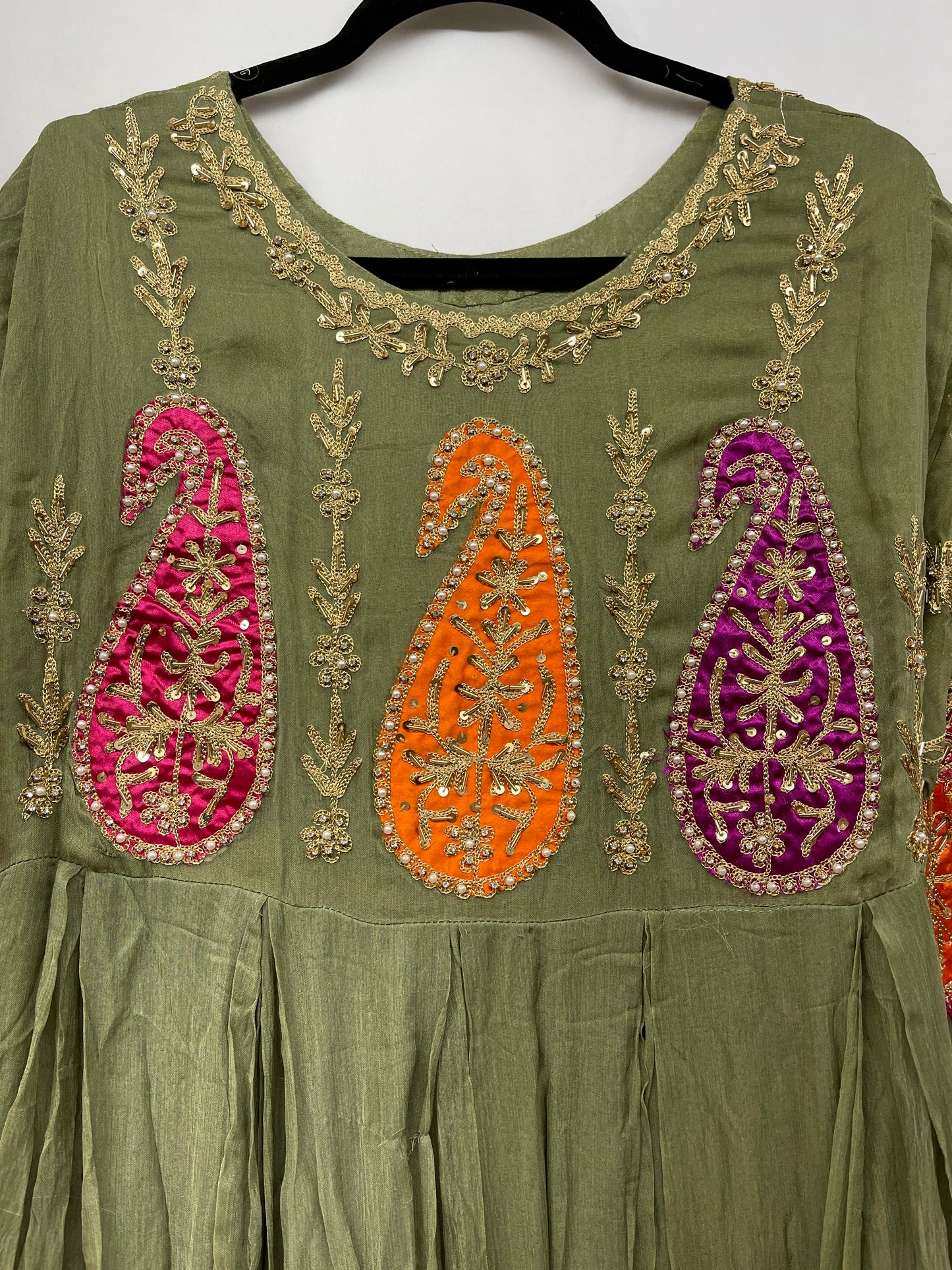 3 Pcs Beautiful Green Maxi