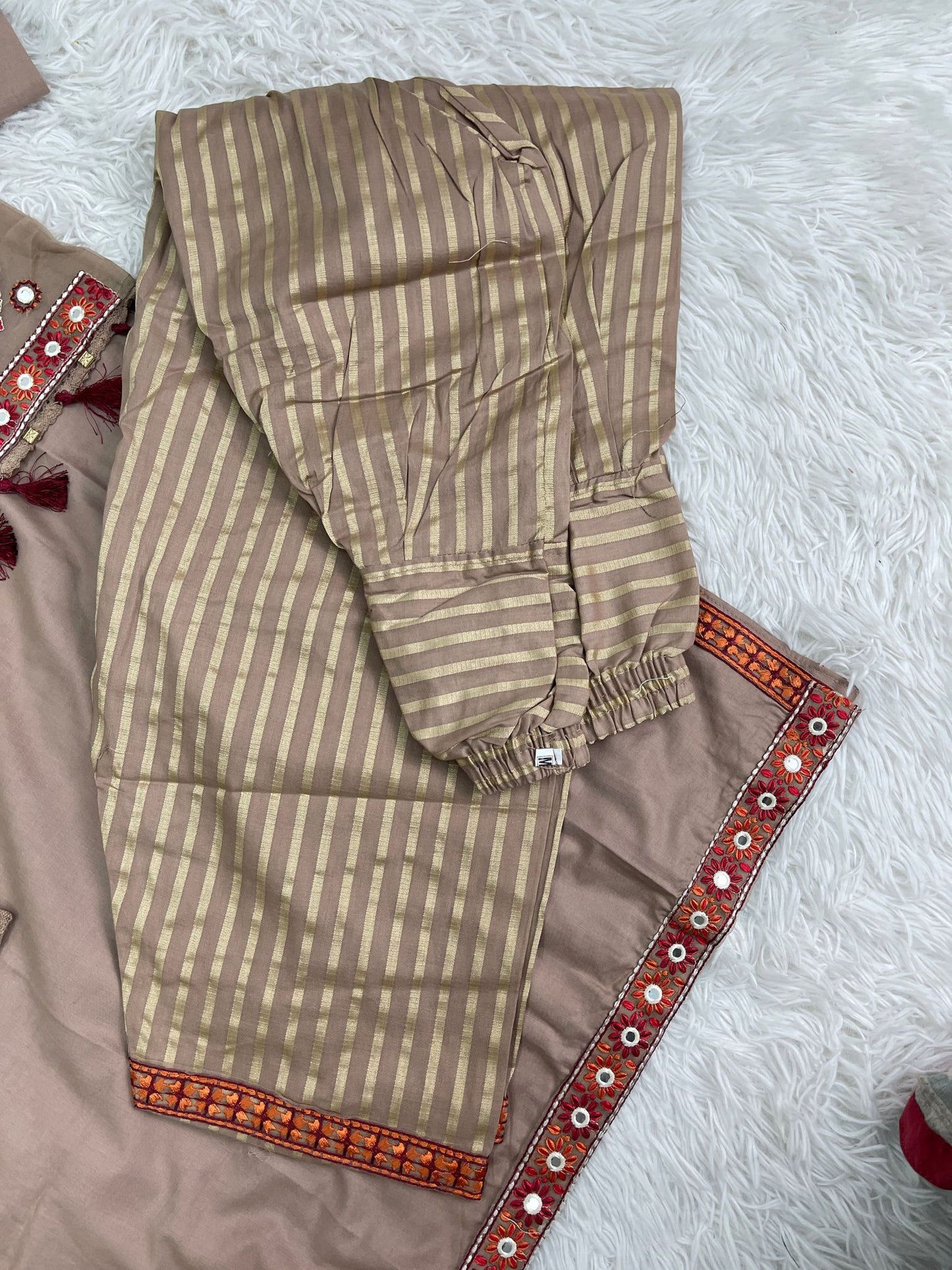 Zahra Rubab Cotton Shalwar 4PC Outfit S-L