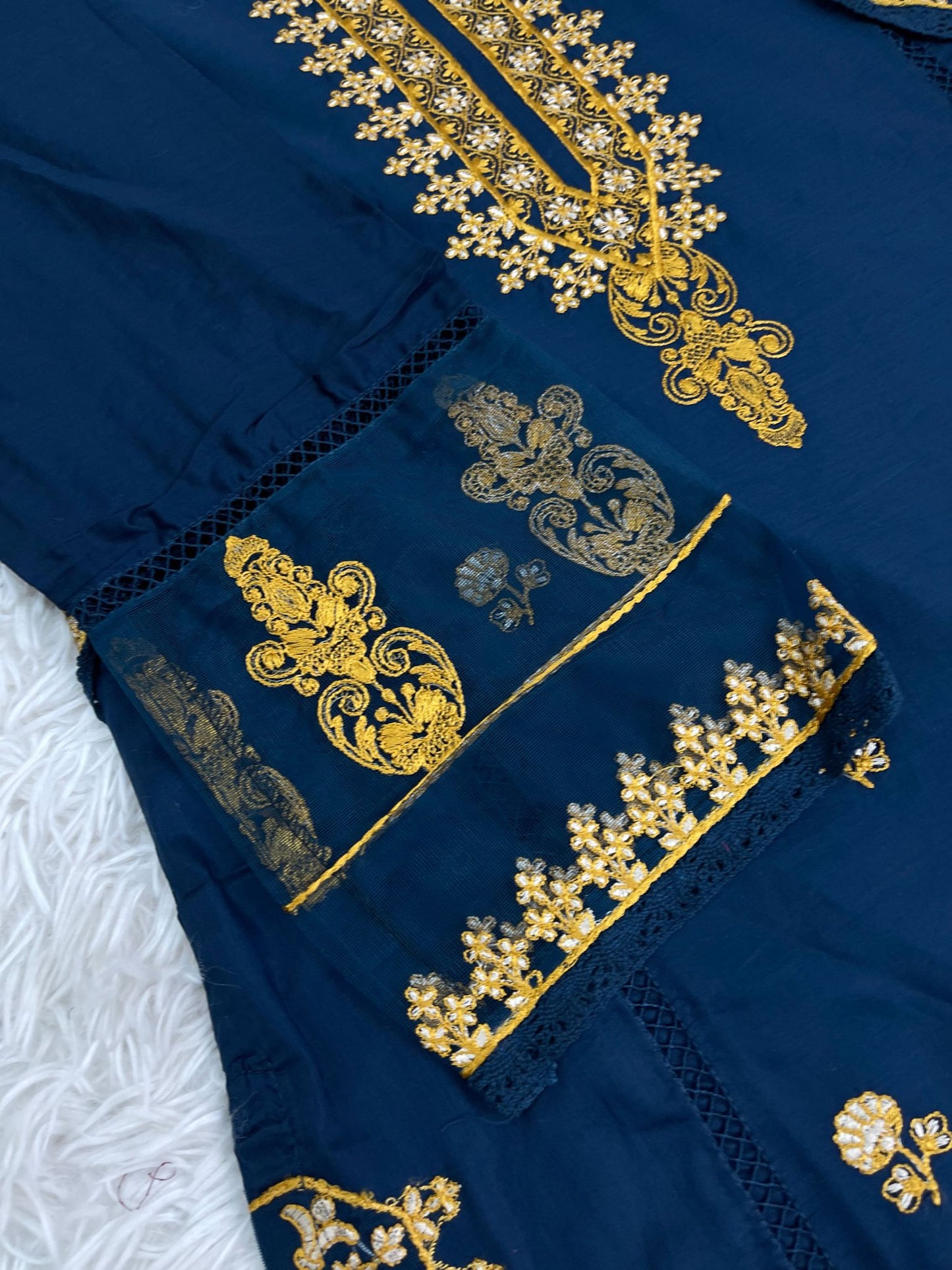Zahra Rubab Cotton 3PC Outfit M-L