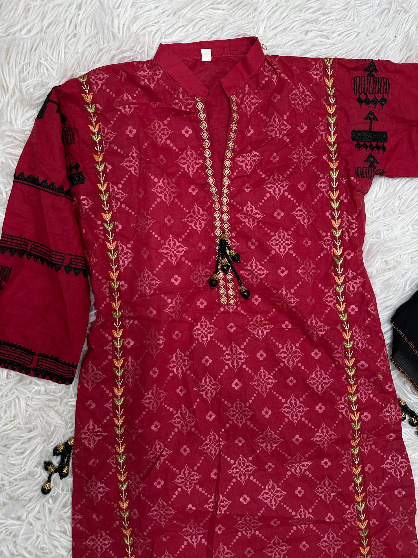 Girl’s Festive Cotton Outfit 6+