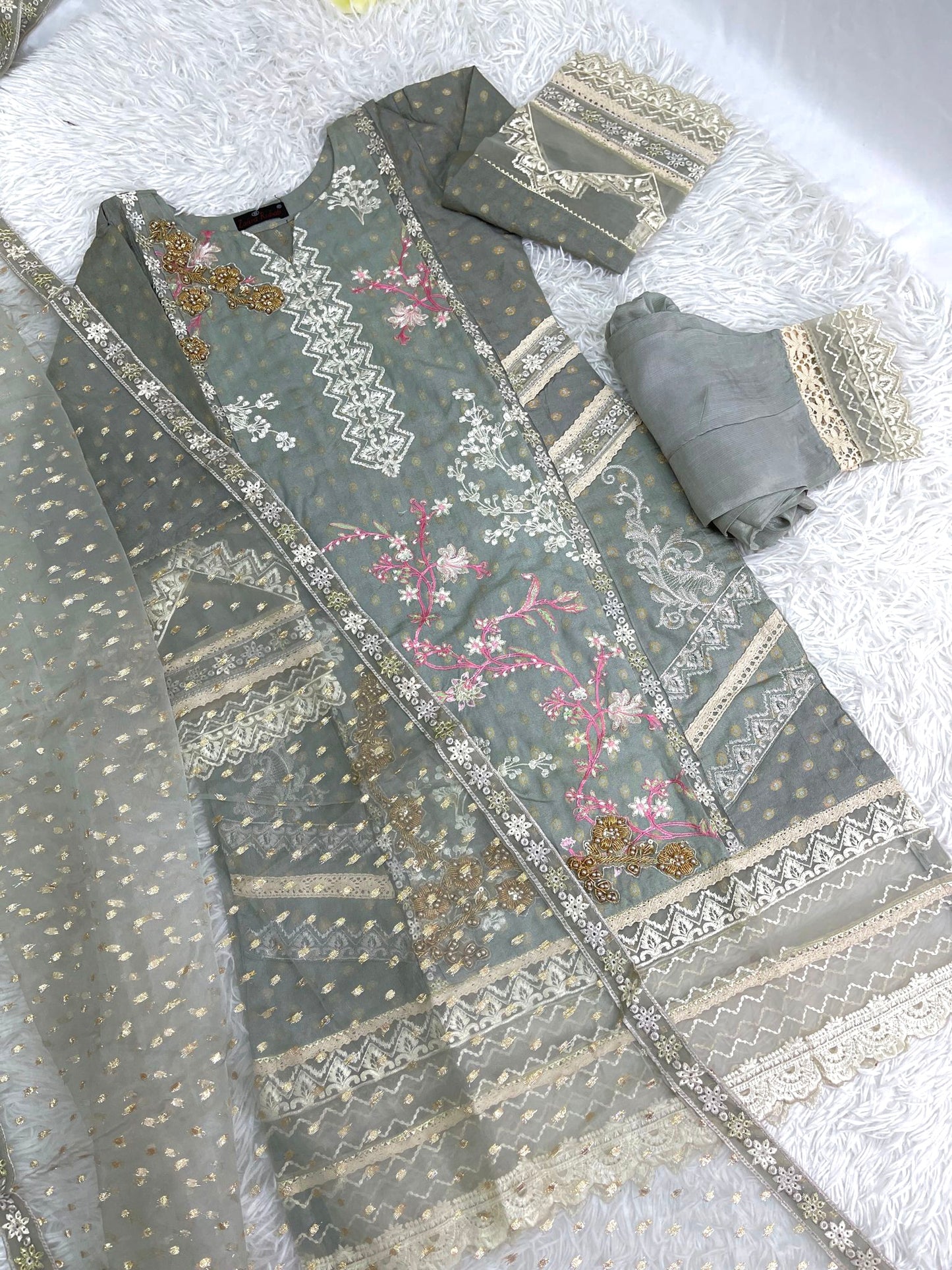 Zahra Rubab Cotton Fancy Outfit S-L