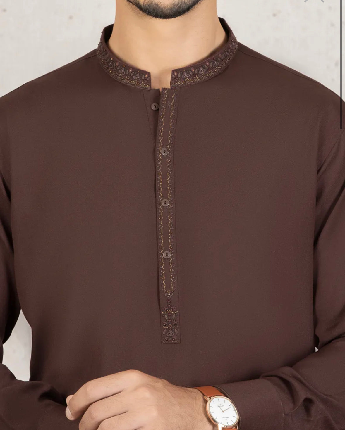 J. Men's Formal Shalwar Kameez M-L