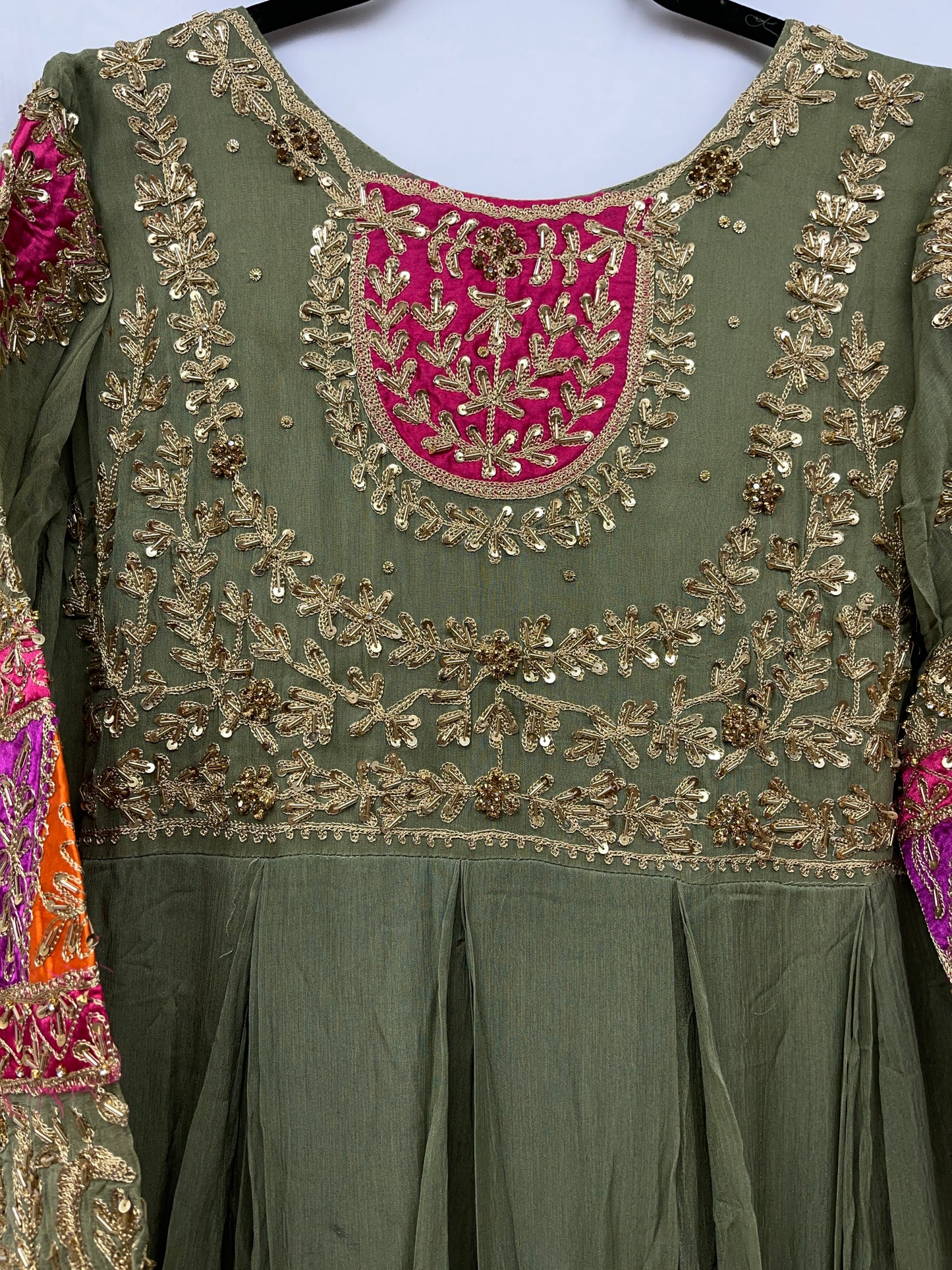 3 Pcs Beautiful Green Maxi