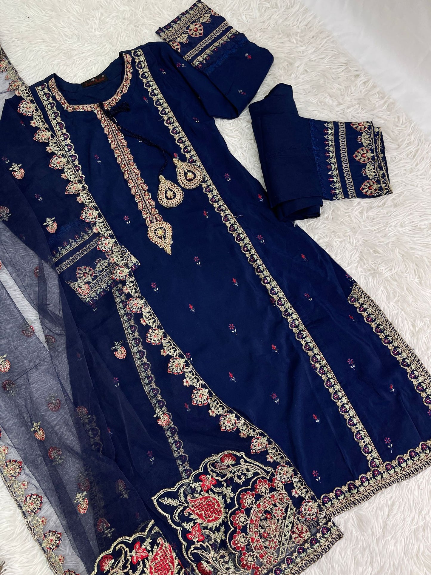 Zahra Rubab Masoori Fancy Outfit S-L