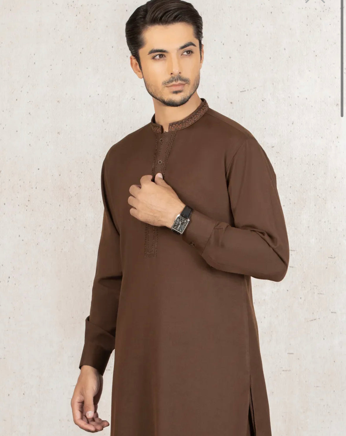 J. Men's Formal Shalwar Kameez Small
