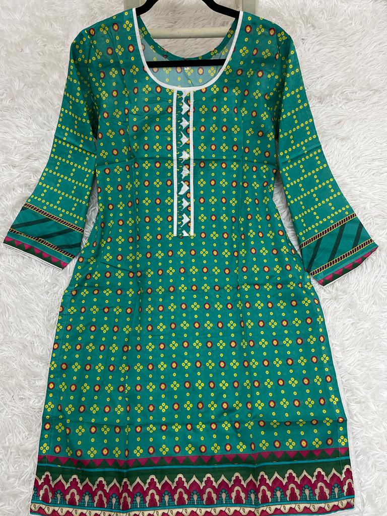 2Pcs Soft Lawn Chunri Print Outfit L-XL