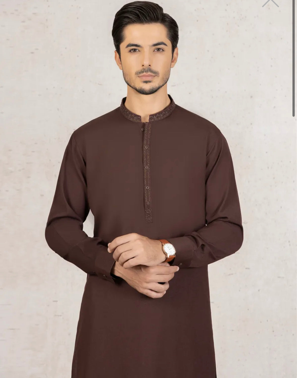 J. Men's Formal Shalwar Kameez M-L