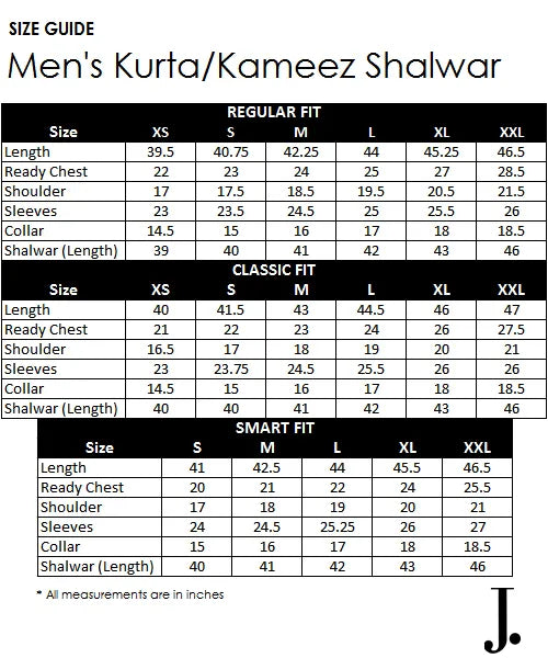 J. Men's Casual Kurta Pajama L-XL