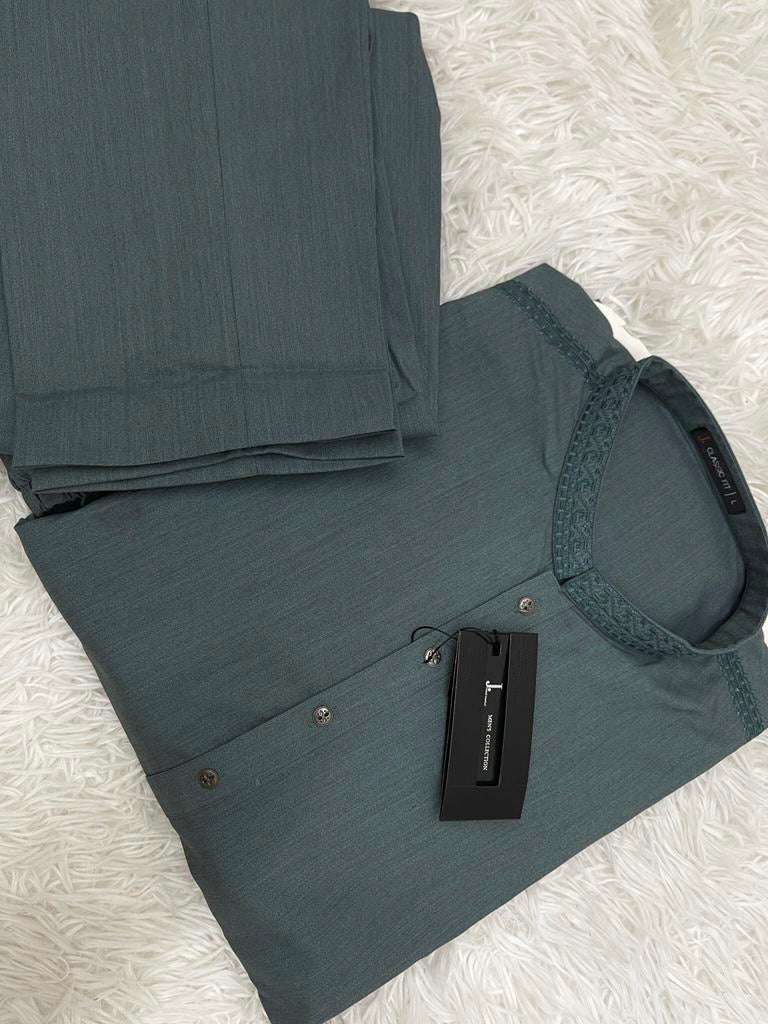J. Men's Modern Classic Shalwar Kameez L-XL