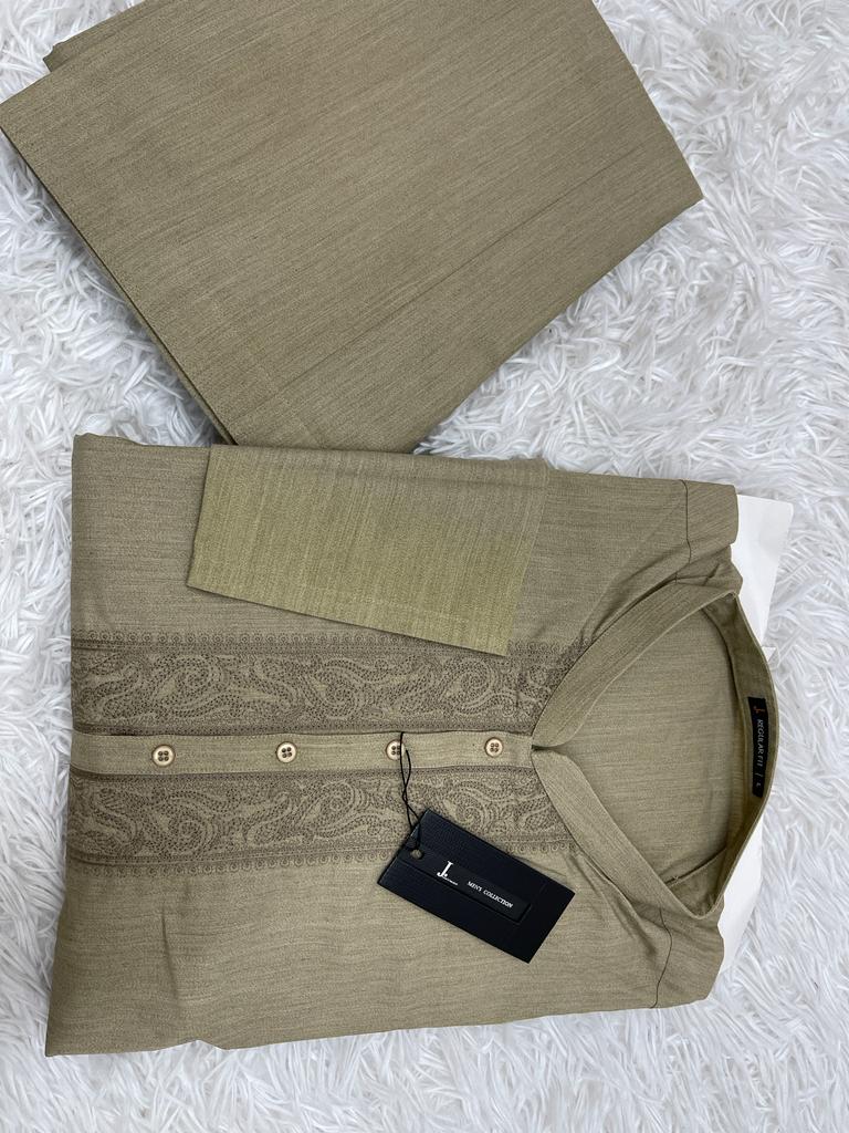 J. Men's Semi-Formal Shalwar Kameez L-XL