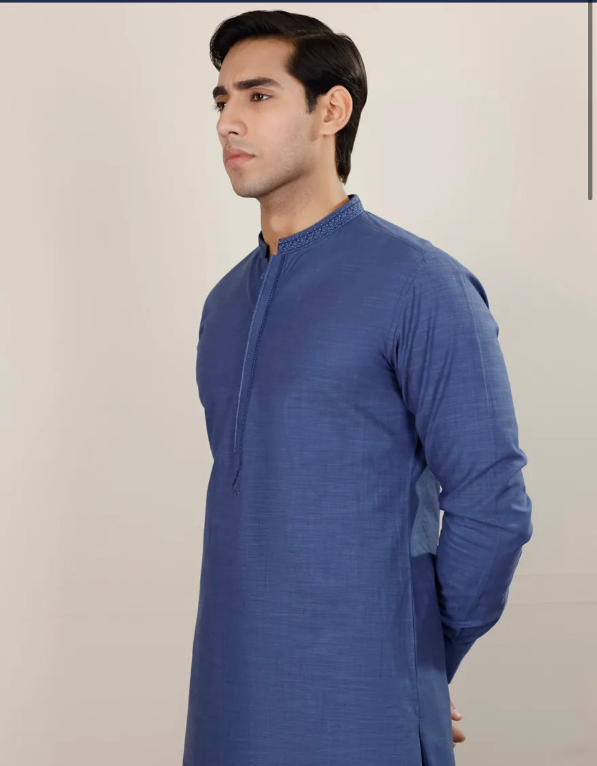 J. Men's Semi-Formal Shalwar Kameez Medium