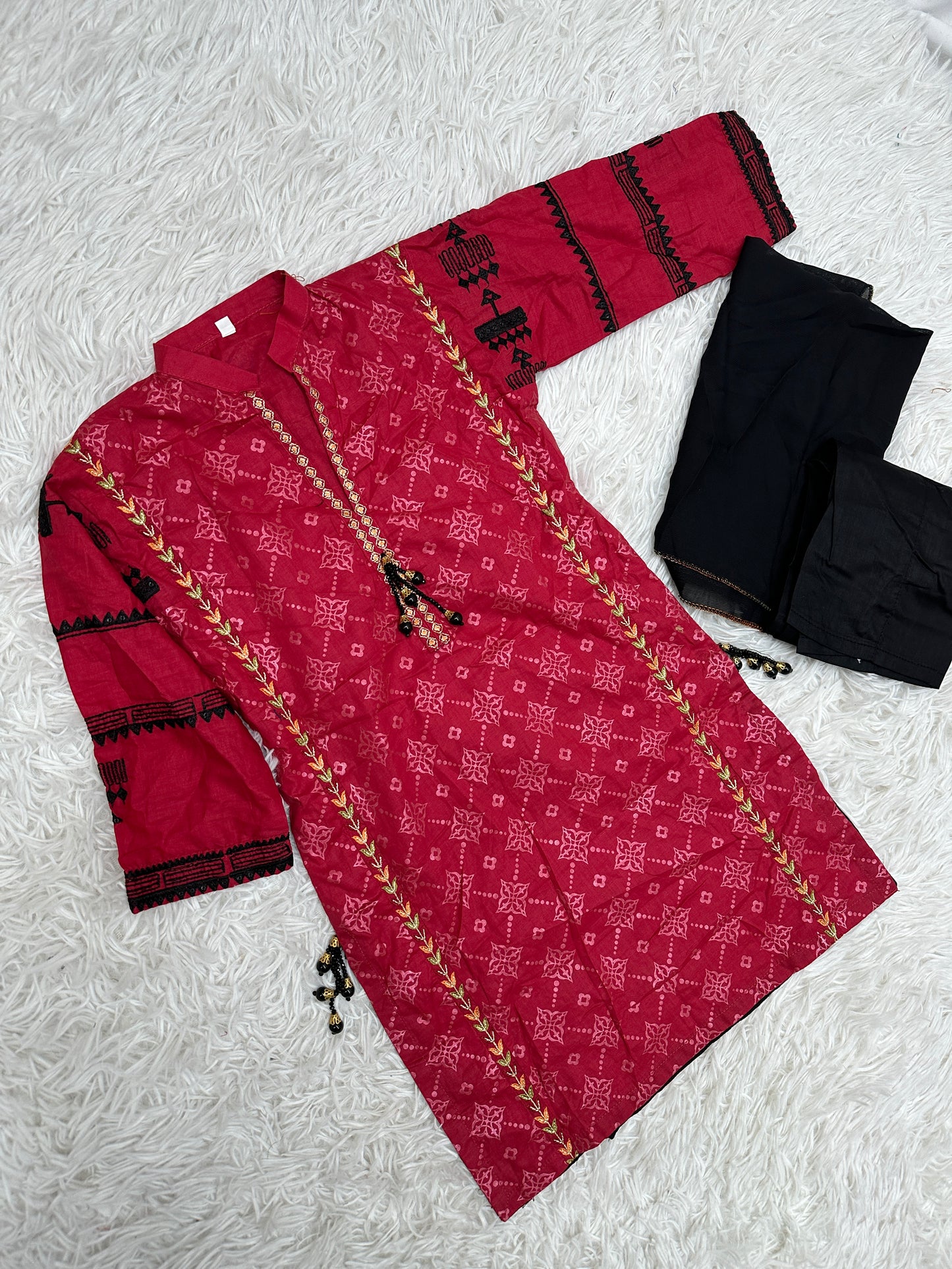 Girl’s Festive Cotton Outfit 6+