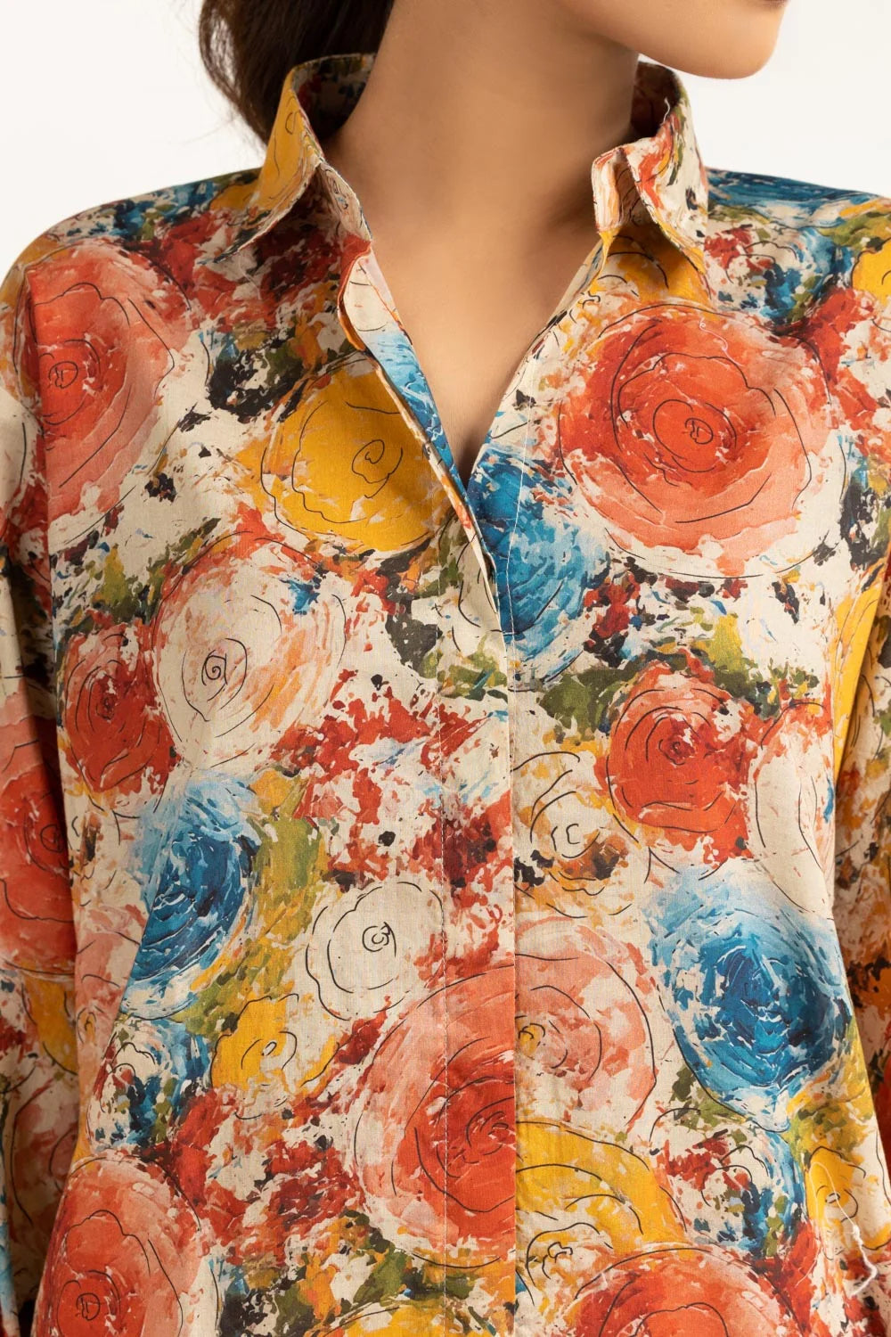 2 pcs Lawn Printed Co-Ord Set by Ideas