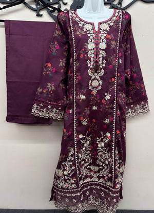 purple Pakistani suit Canada