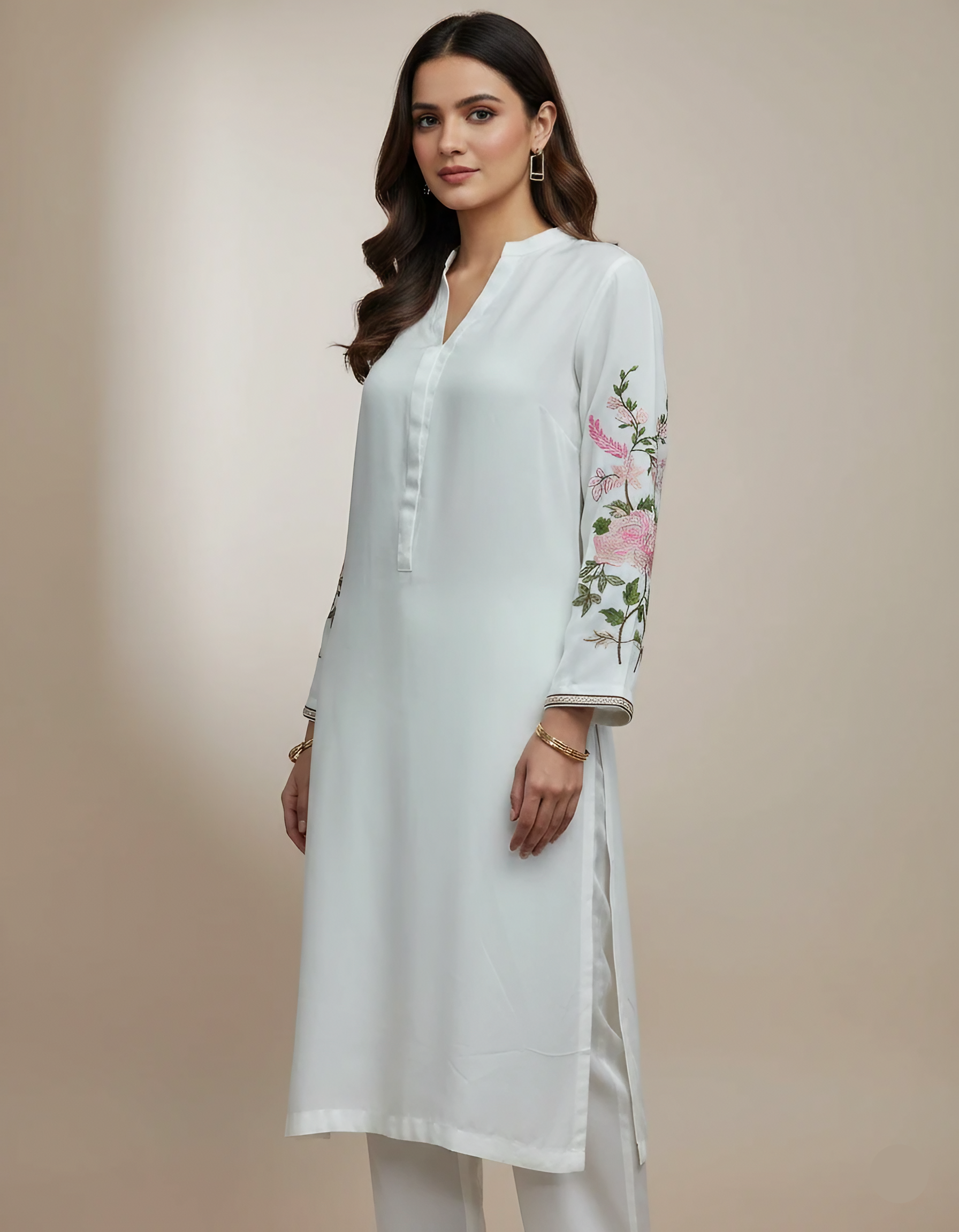 Beautiful 2-Piece Linen Ensemble