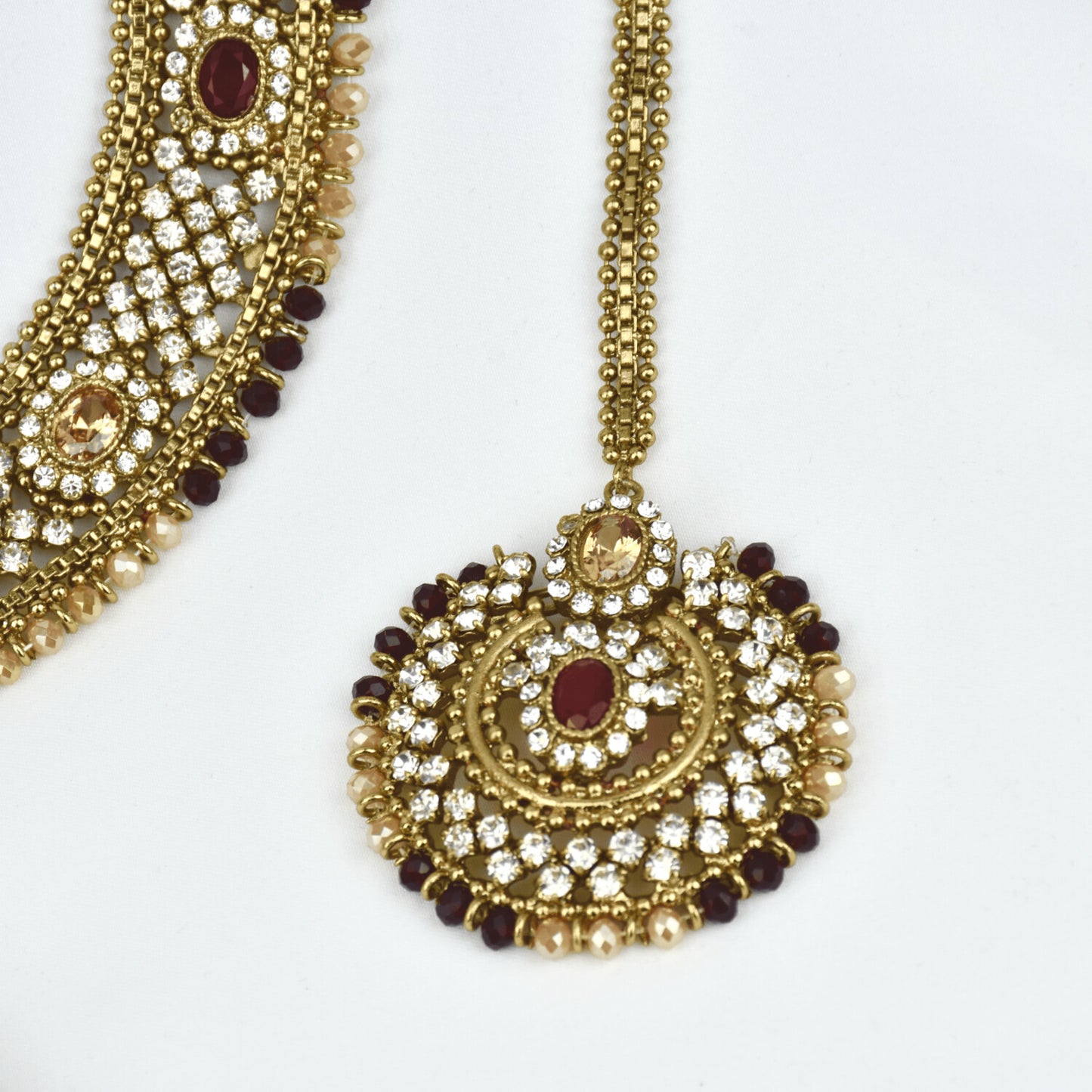 Red Accent Jewelry set (4PC)