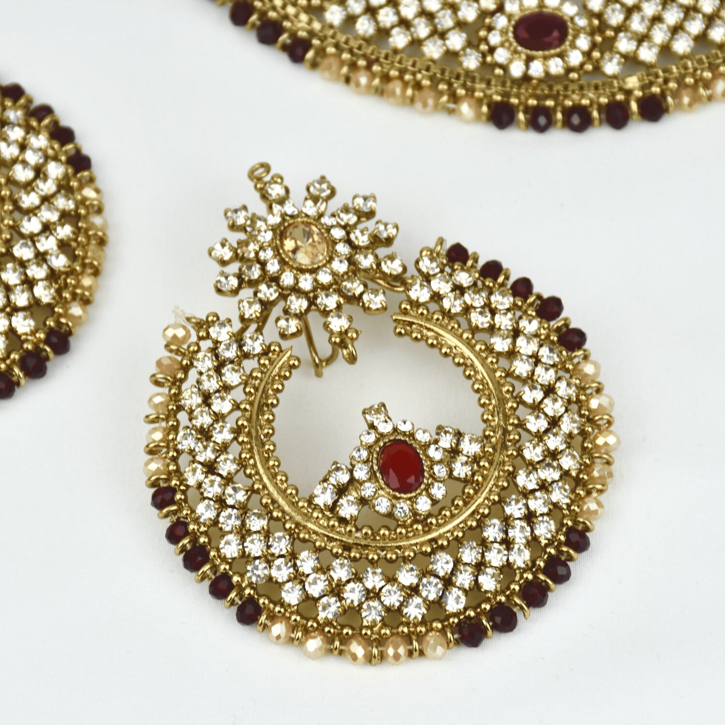 Red Accent Jewelry set (4PC)