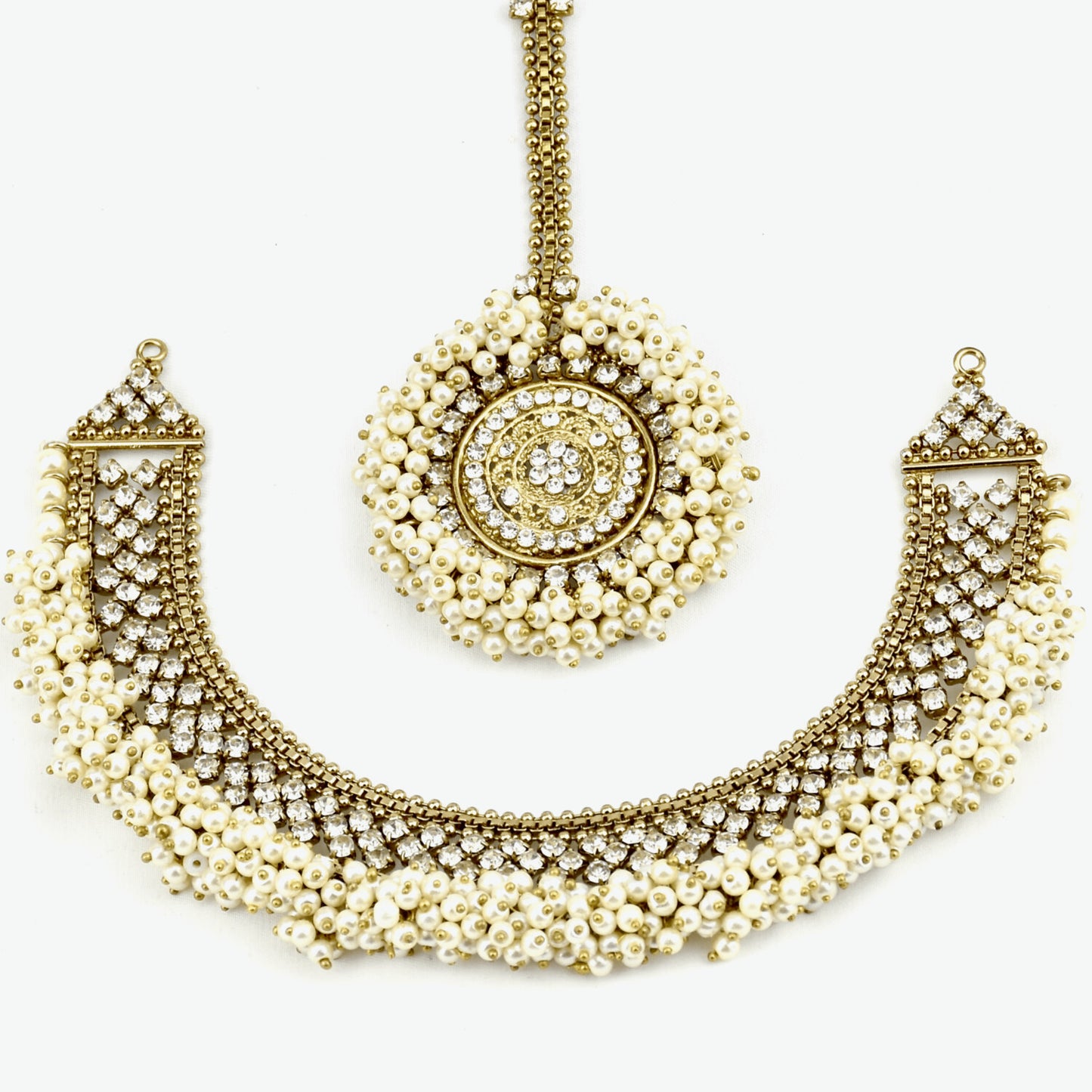 Bronze Pearl Tassle set (4PC)