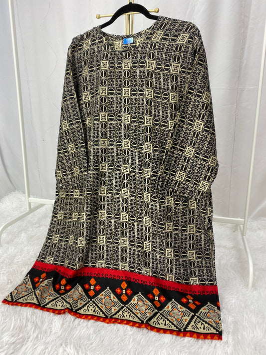 Soft black Casual Lilen Top *