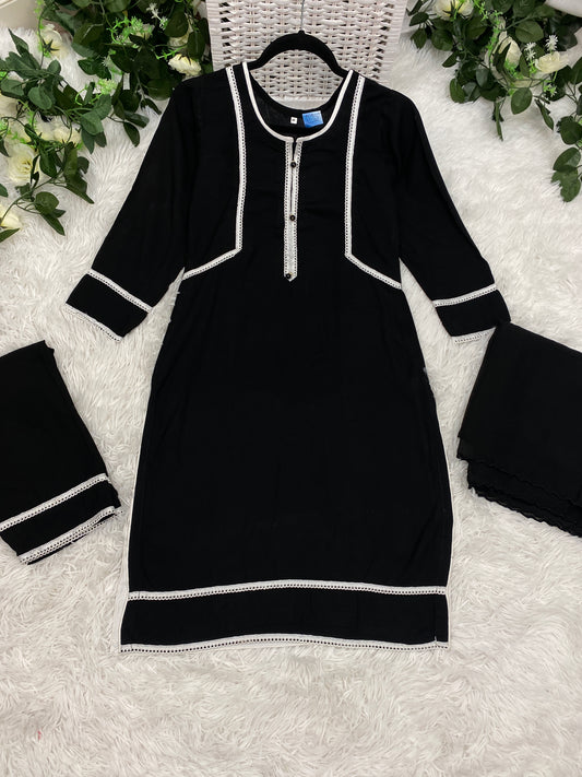 Lilen B/W 3PC Outfit #6 XS-XXL *